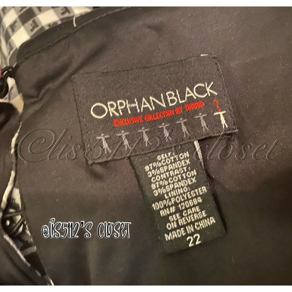 Torrid Orphan Black Alison Peter Pan Collar Gun Print Retro Swing Dress 22 3X - Picture 11 of 16